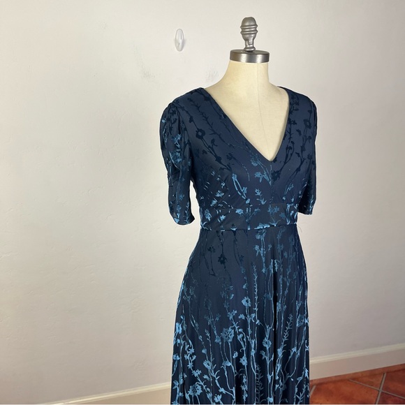 Anthropologie Navy Blue Maxi Dress - Picture 3 of 8